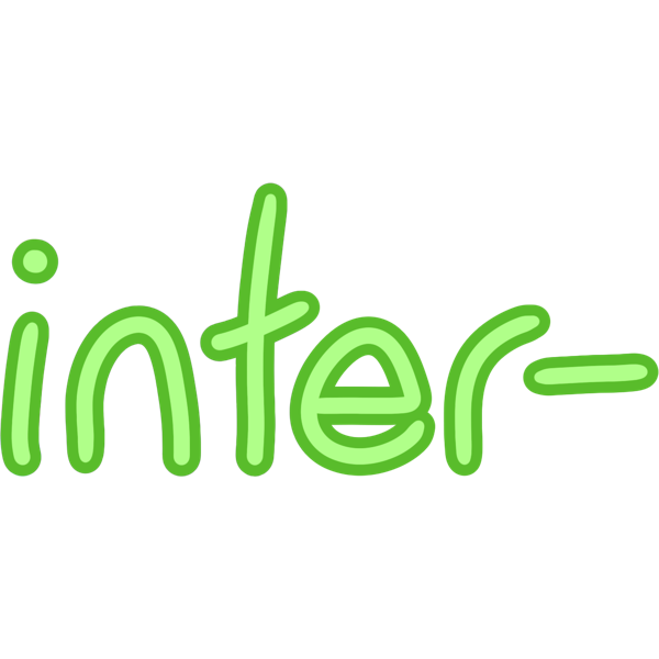inter- in green